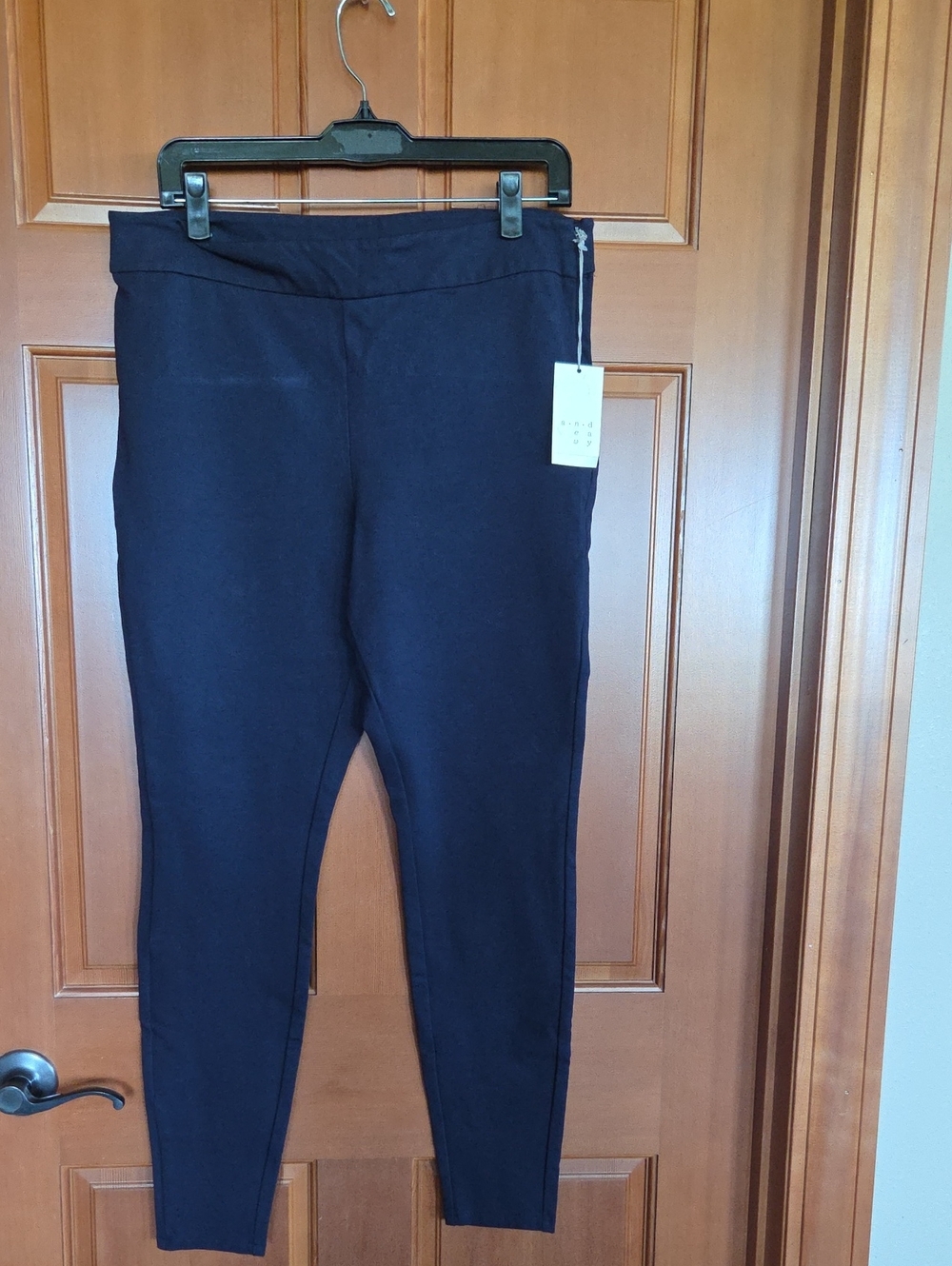 A New Day Navy Slim Ponte Leggings - Classic Solid